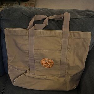 Widespread Panic Brown Tote Bag with Orange Accent